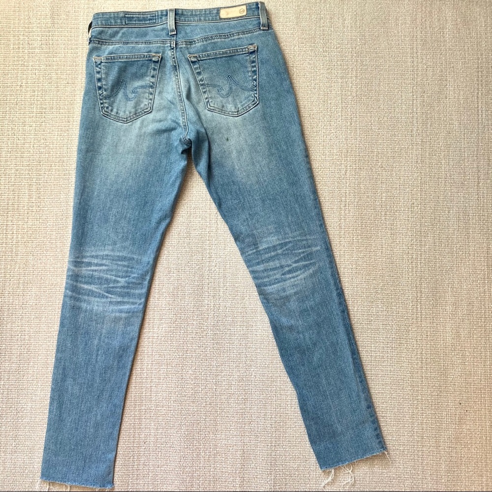 AG-ED mid rise size 26 washed skinny blue jeans - Picture 3 of 6